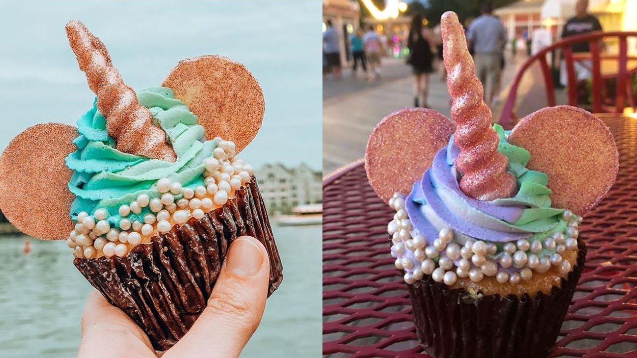 Disney World Debuts Mickey Mouse UNICORN Cupcakes At Boardwalk Bakery