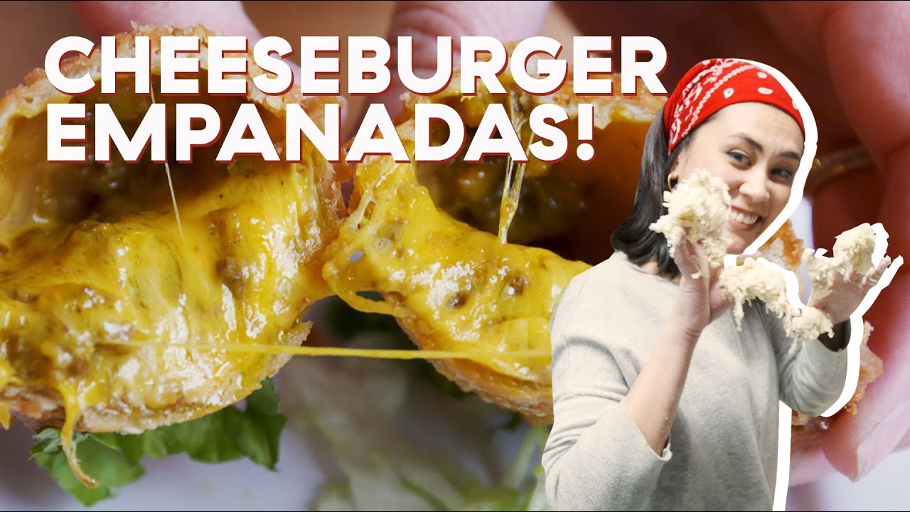Best Empanadas In NYC FILLED With Cheeseburger | Delish Does