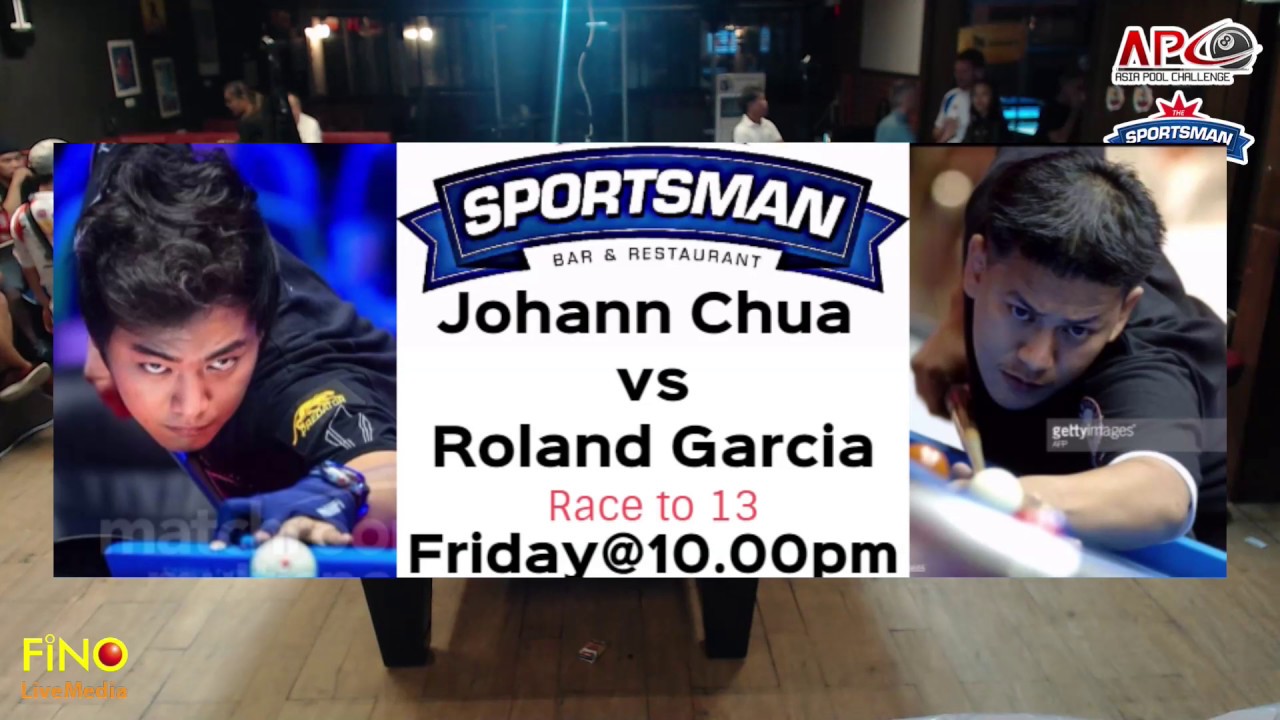 10 Ball Challenge Match - Race to 15 - Johann Chua vs Roland Garcia