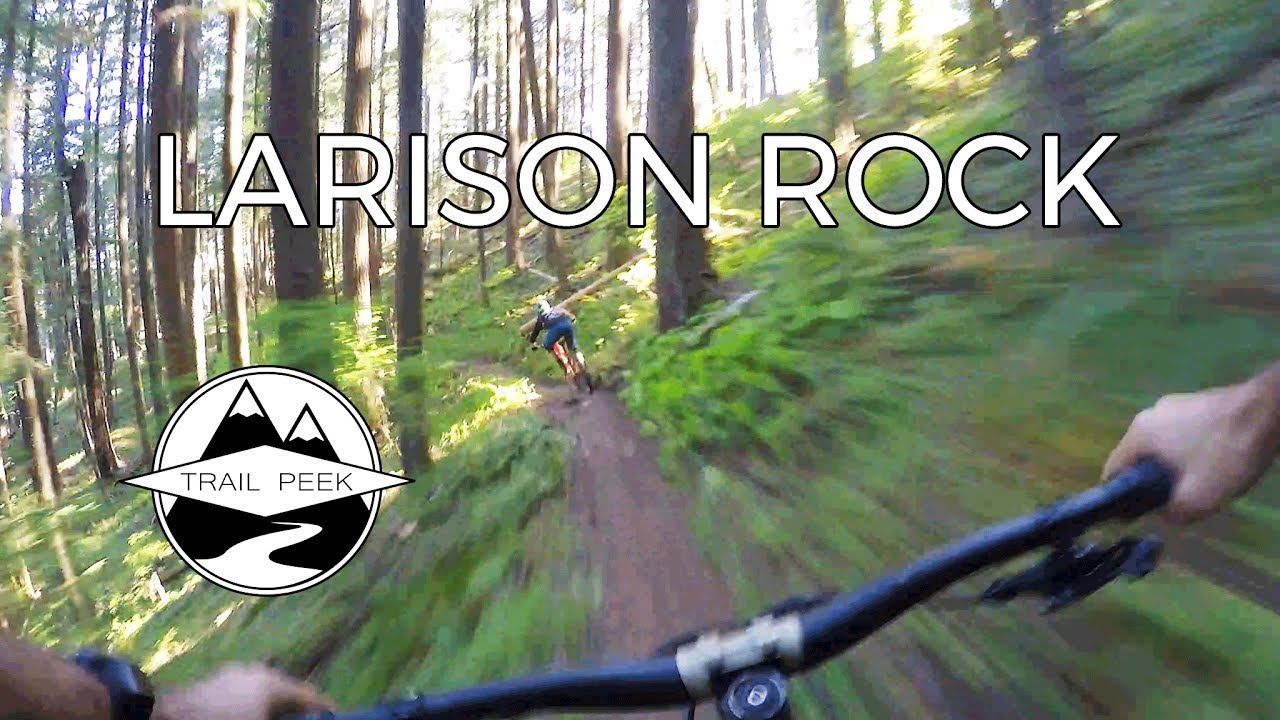 Punching Rocks - Larison Rock Trail - Mountain Biking Oakridge, Oregon