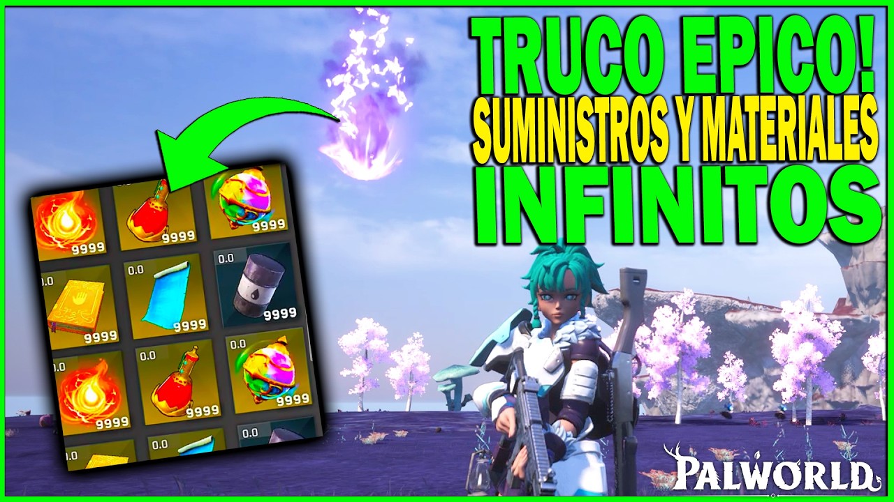 ⚠️ HAZ ESTO AHORA! SUMINISTROS y MATERIALES INFINITOS NUEVO EXPLOIT en PALWORLD