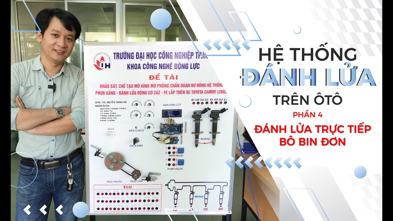 Hệt hống đánh lửa trên ô tô - Phần 4 - Hệ thống đánh lửa trực tiếp bô bin đơn