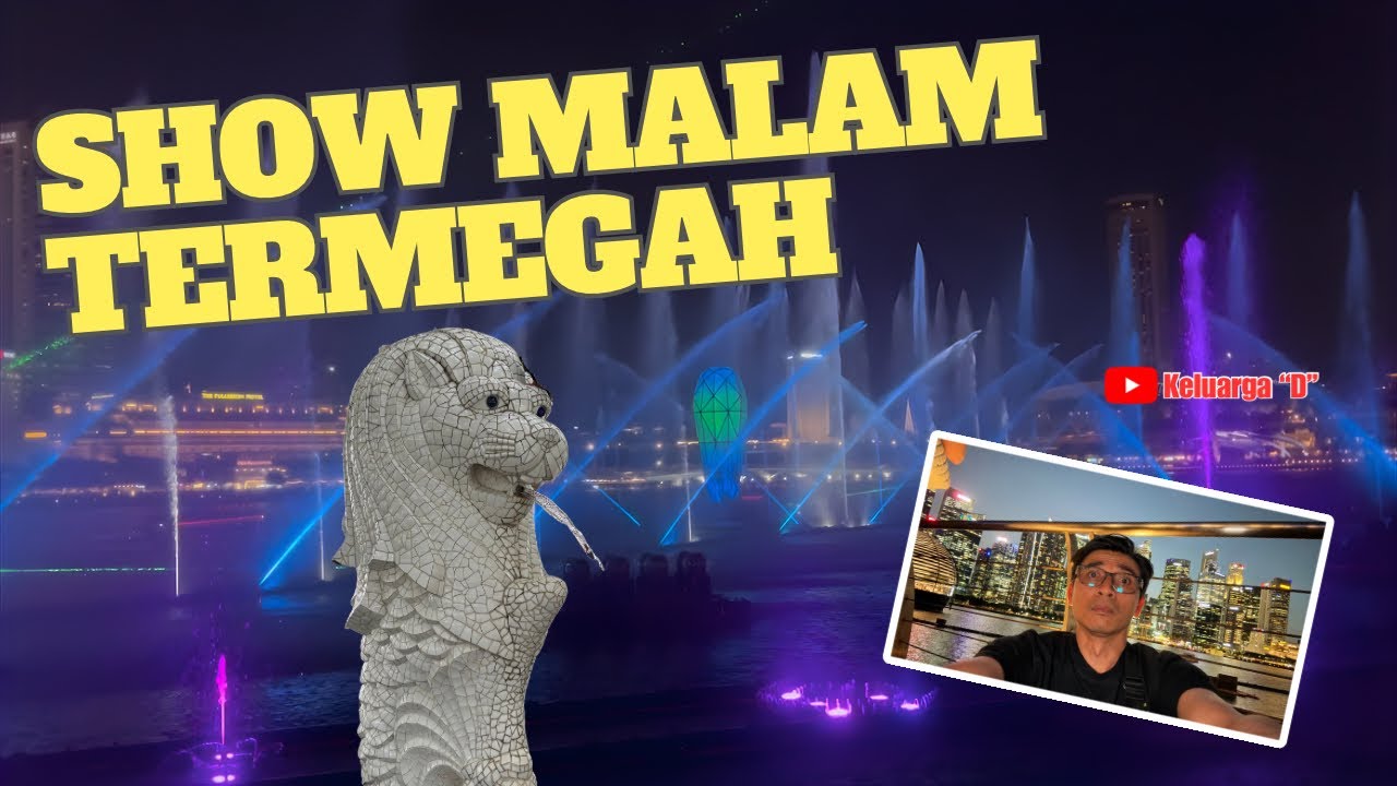 WOW! Spectra Light & Water Show Marina Bay Sands Singapore 🇸🇬 | Night Show GRATIS Paling Megah!