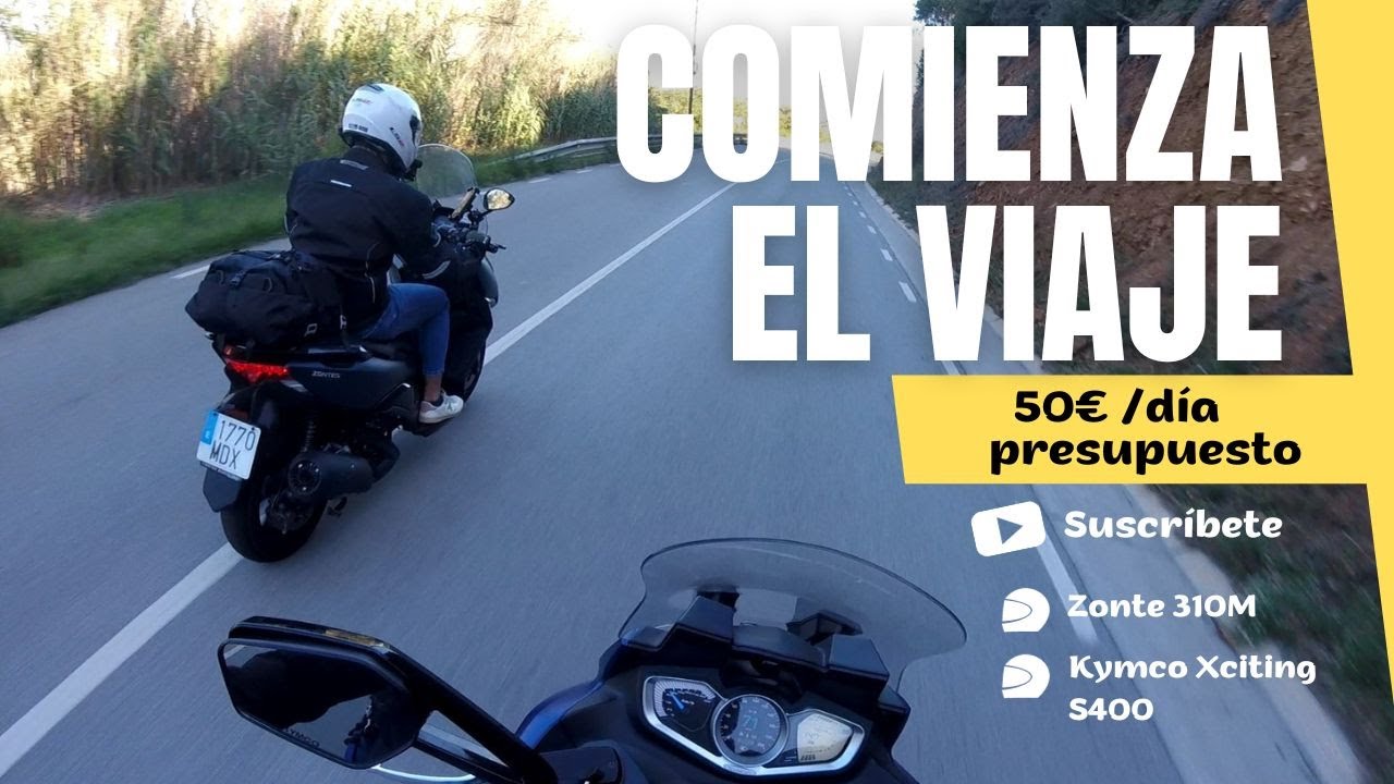 🛵50€/DÍA PRESUPUESTO para GASOLINA, COMIDA y HOSPEDAJE|🗺️MOTOVLOG EPISODIO 3|#motovlog #zontes #fyp
