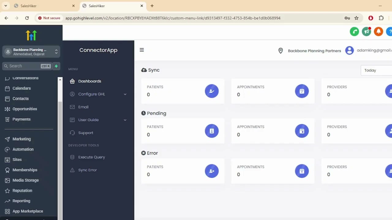 Open Dental to Go High Level Sync Application