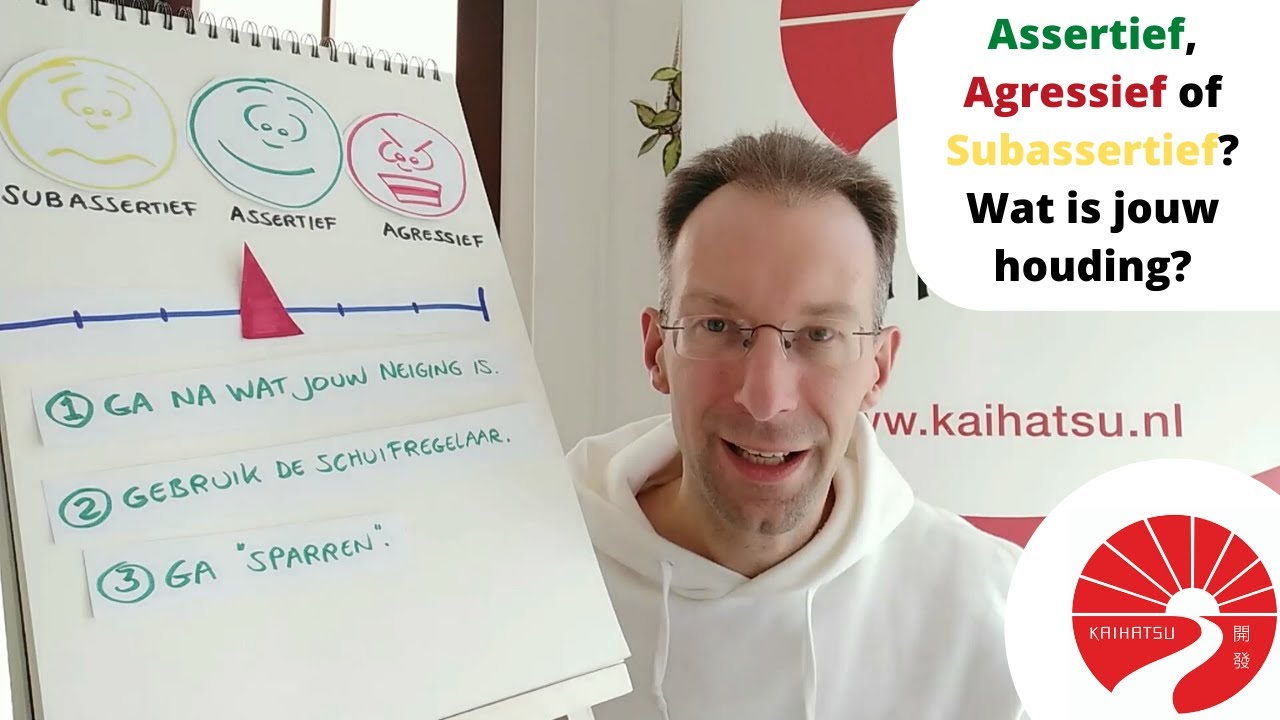 Assertief, agressief of subassertief | Kaihatsu Weerbaarheid