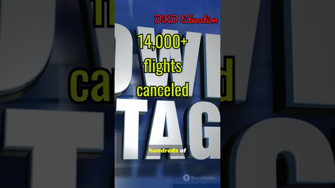Airport Mayhem: 14k Flights Canceled in Hours! 