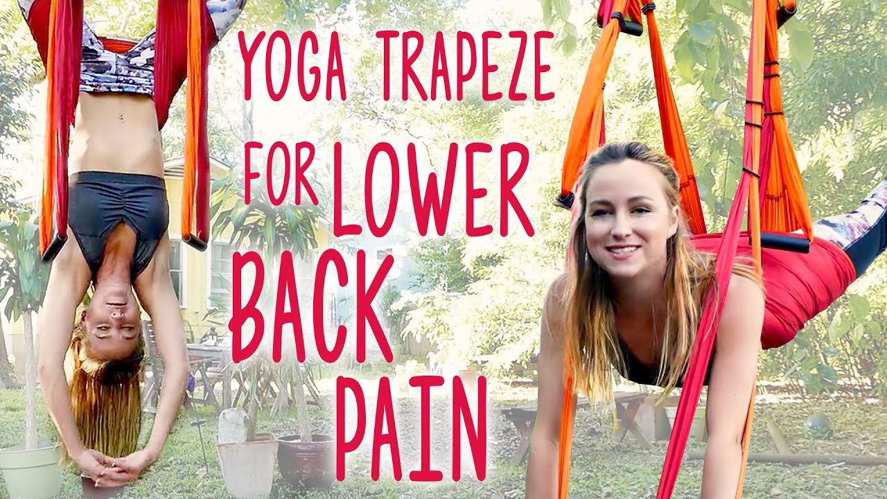 Back Pain Relief with Inversion Therapy, Yoga Trapeze Tutorial At Home, Yoga Routine for Back Pain