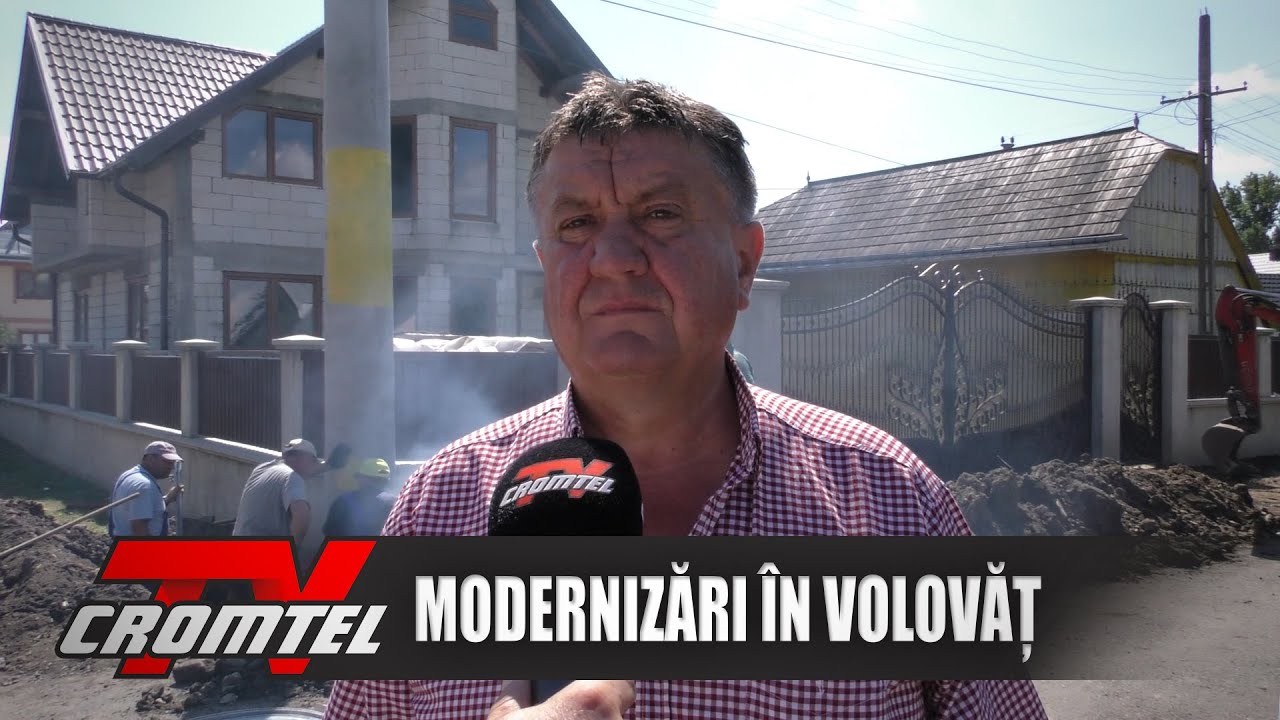 ȘTIRI CROMTEL TV - Modernizări și reabilitări la infrastructura comunei Volovăț