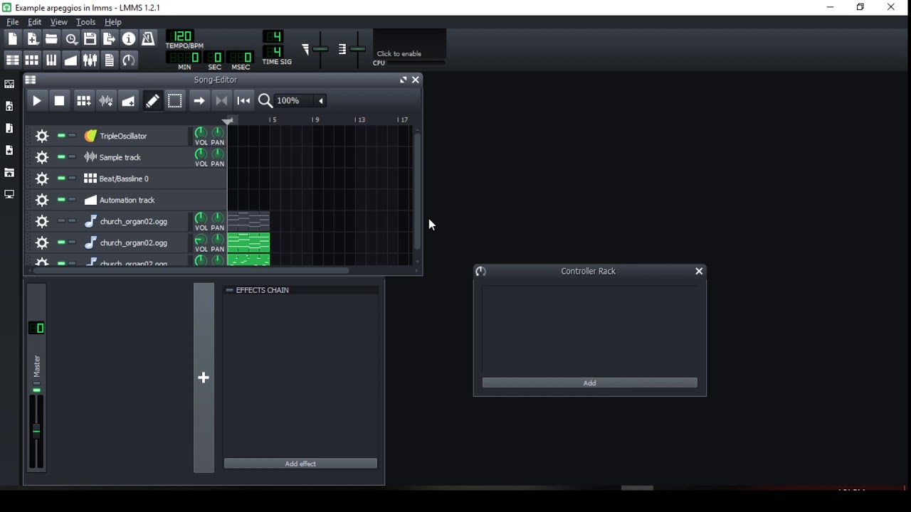 LMMS   Step Sequencers and Rhythms