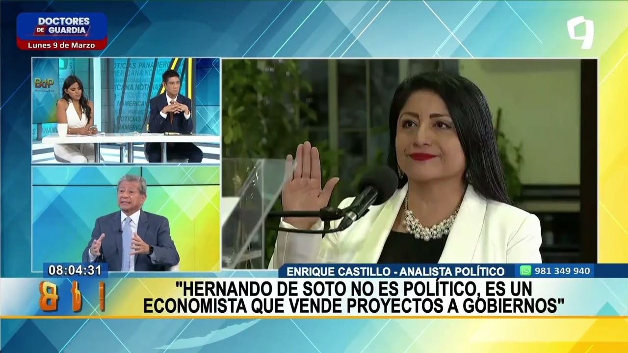BDP Entrevista analista político Enrique Castillo