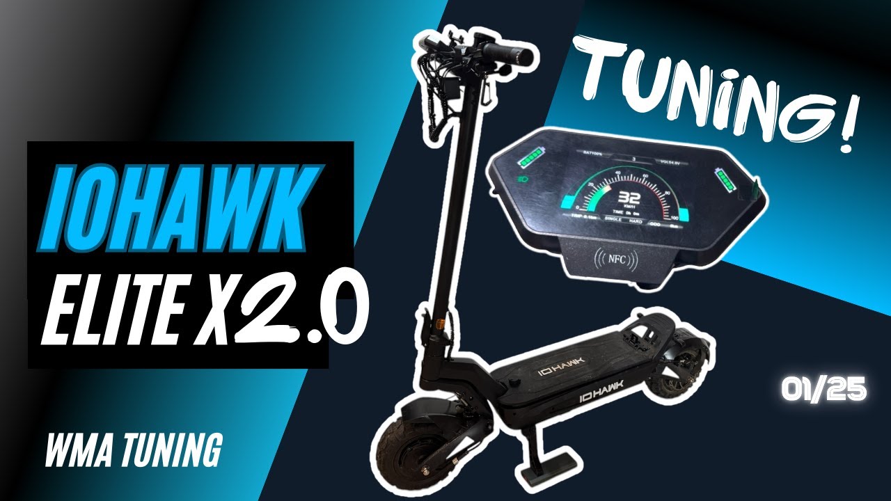 IOHAWK Elite X 2.0 Tuning - 32kmh in 5 min!