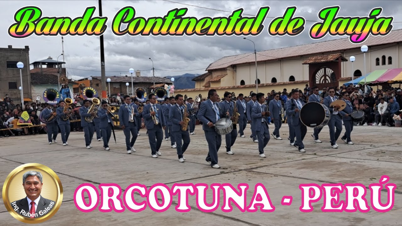 #jauja. Banda Continental de Jauja-Perú. Presentación Negritos de Orcotuna.