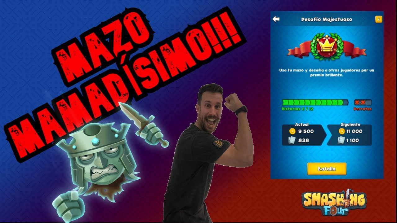 Smashing Four Español: MAZO Mamadísimo para DESAFÍOS!!!!
