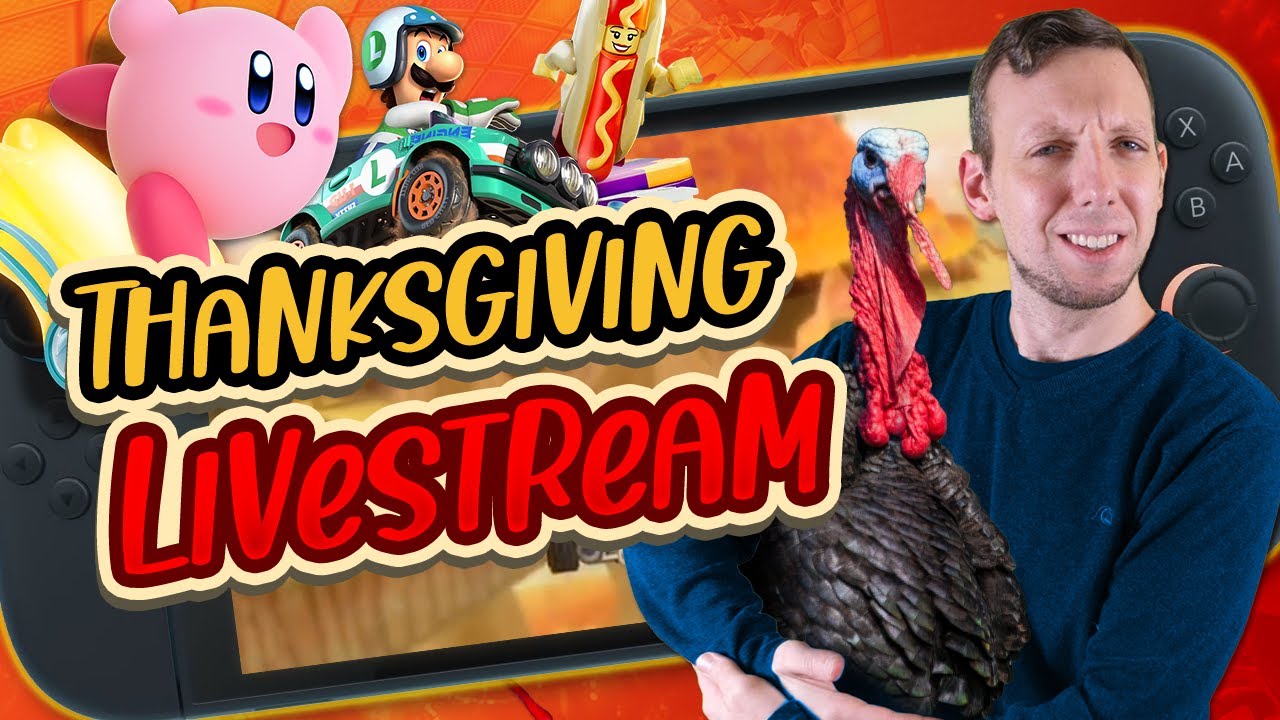 All Alone for Thanksgiving? Let's Play Switch Online Together! (Kirby Air Riders, MKW, Lego Party!)