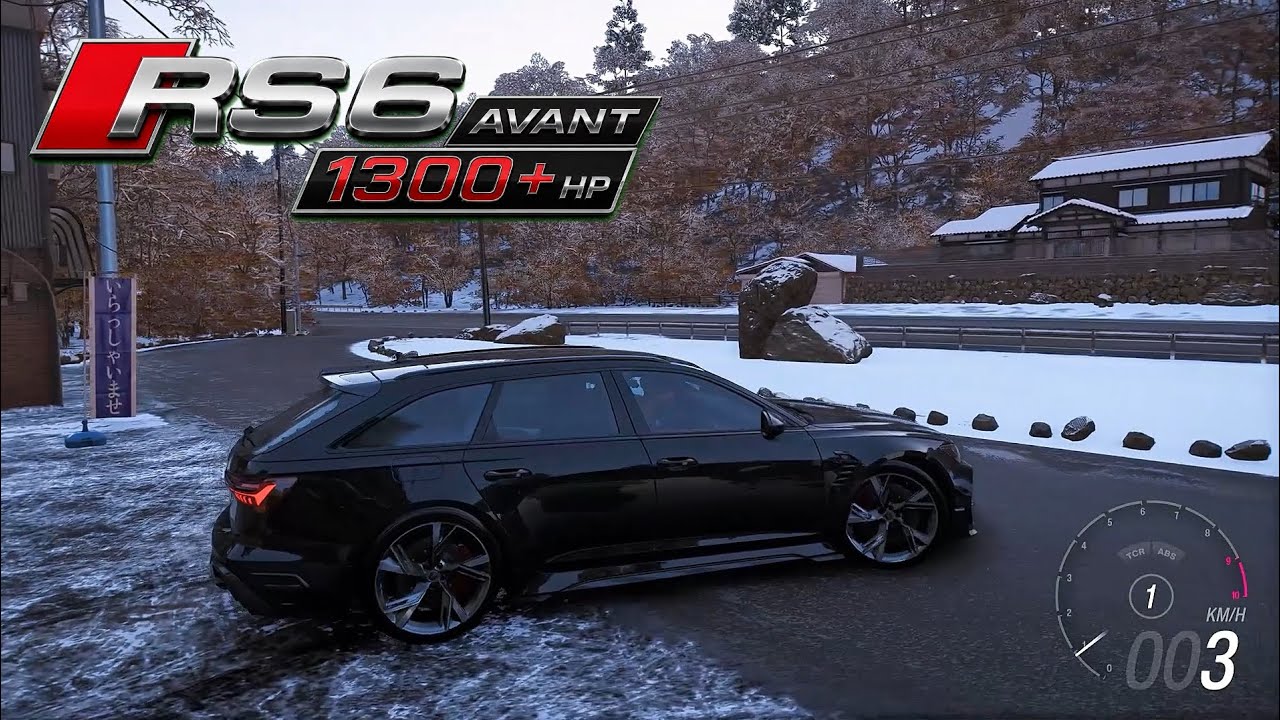 Audi RS6 Avant 1300+ HP  | Forza Horizon 6 Winter Gameplay