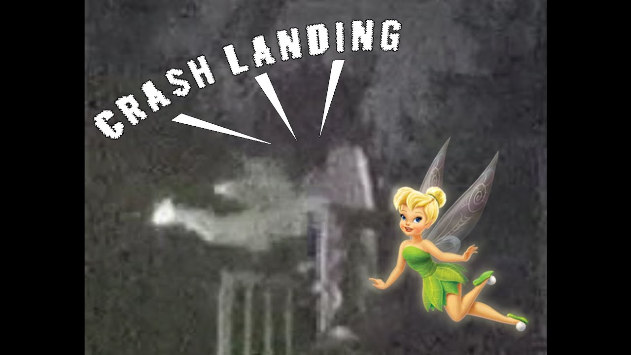 Tinker Bell Crash Landing in Disneyland 1980s