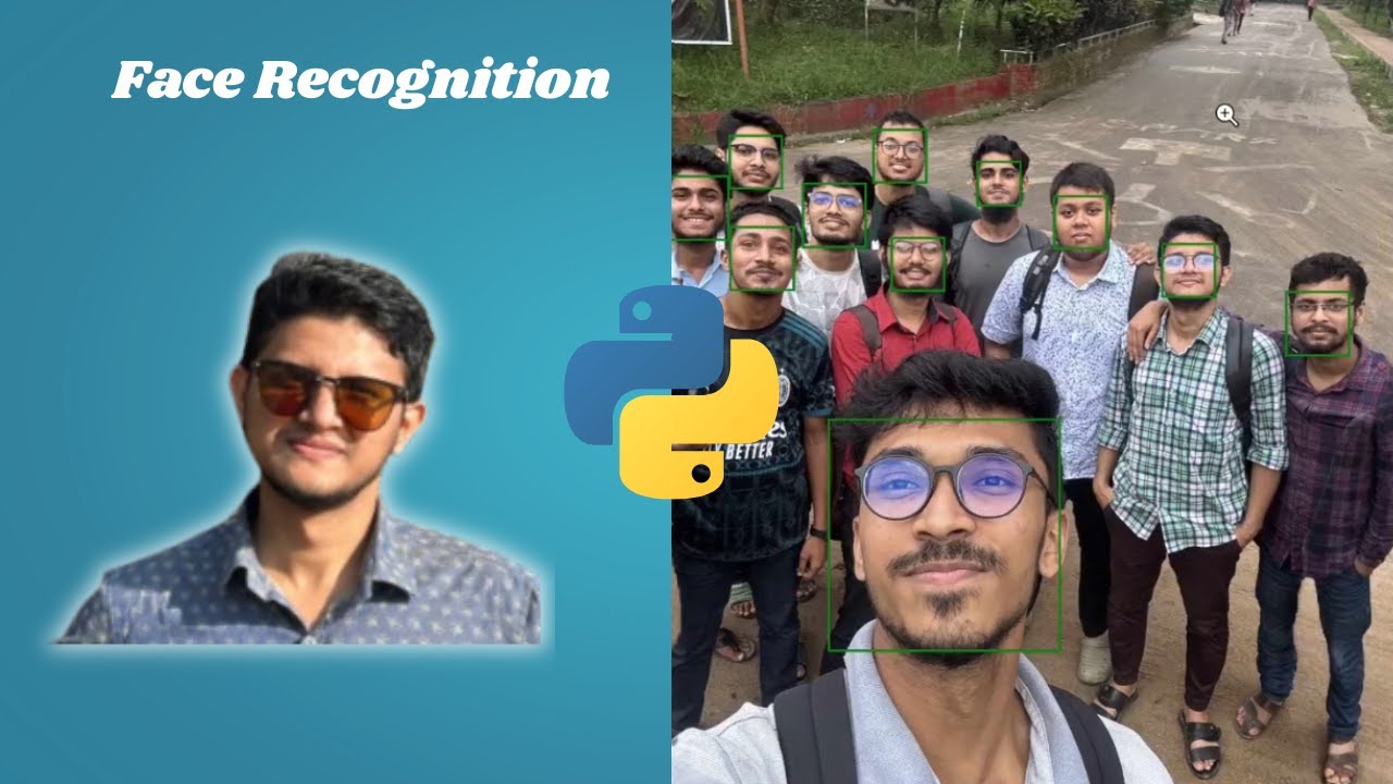face recognition by python || Python project #pythonproject #facerecognition