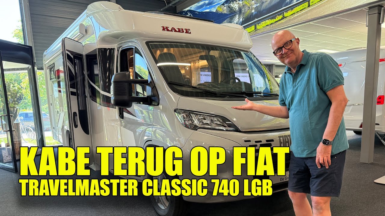 🚐 Kabe Travel Master Classic 740 LGB – NIEUW op FIAT! 😍
