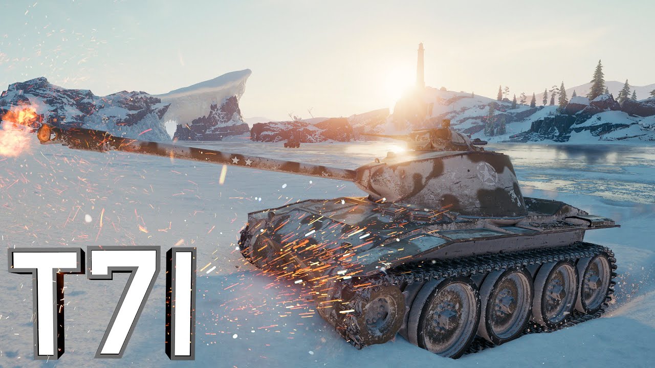 T71 - 10 Kills (1 vs 6) - World of Tanks T71 Gameplay