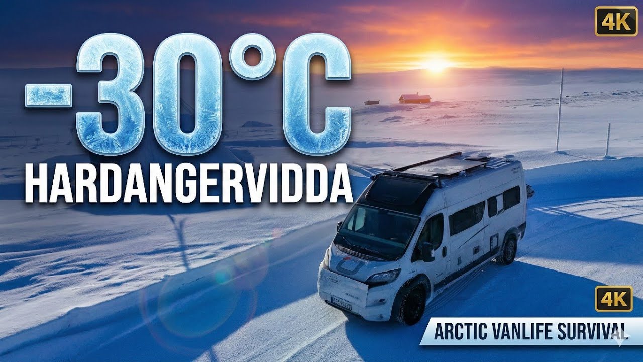 🛑 Do NOT Do Vanlife Here in Winter... (-30°C Norway) 🥶