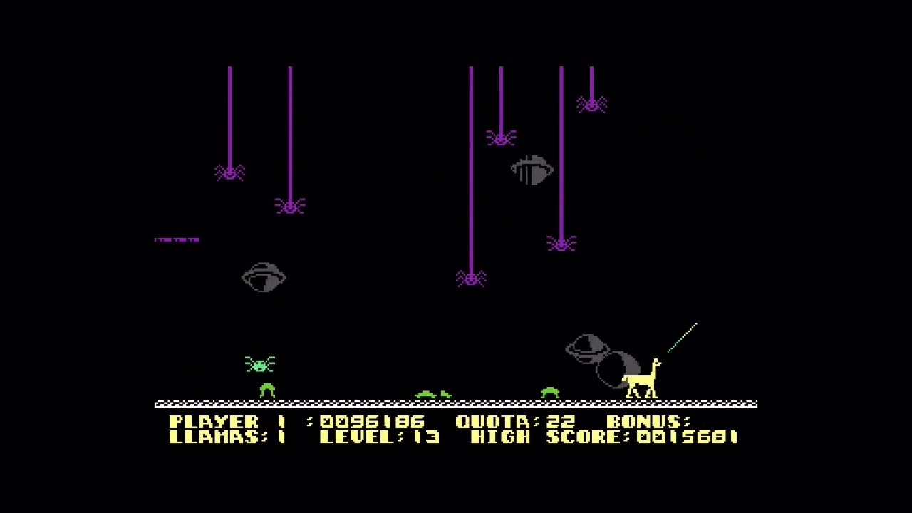 Llamasoft: The Jeff Minter Story - Metagalactic Llamas: Battle at the Edge of Time (Commodore 64)