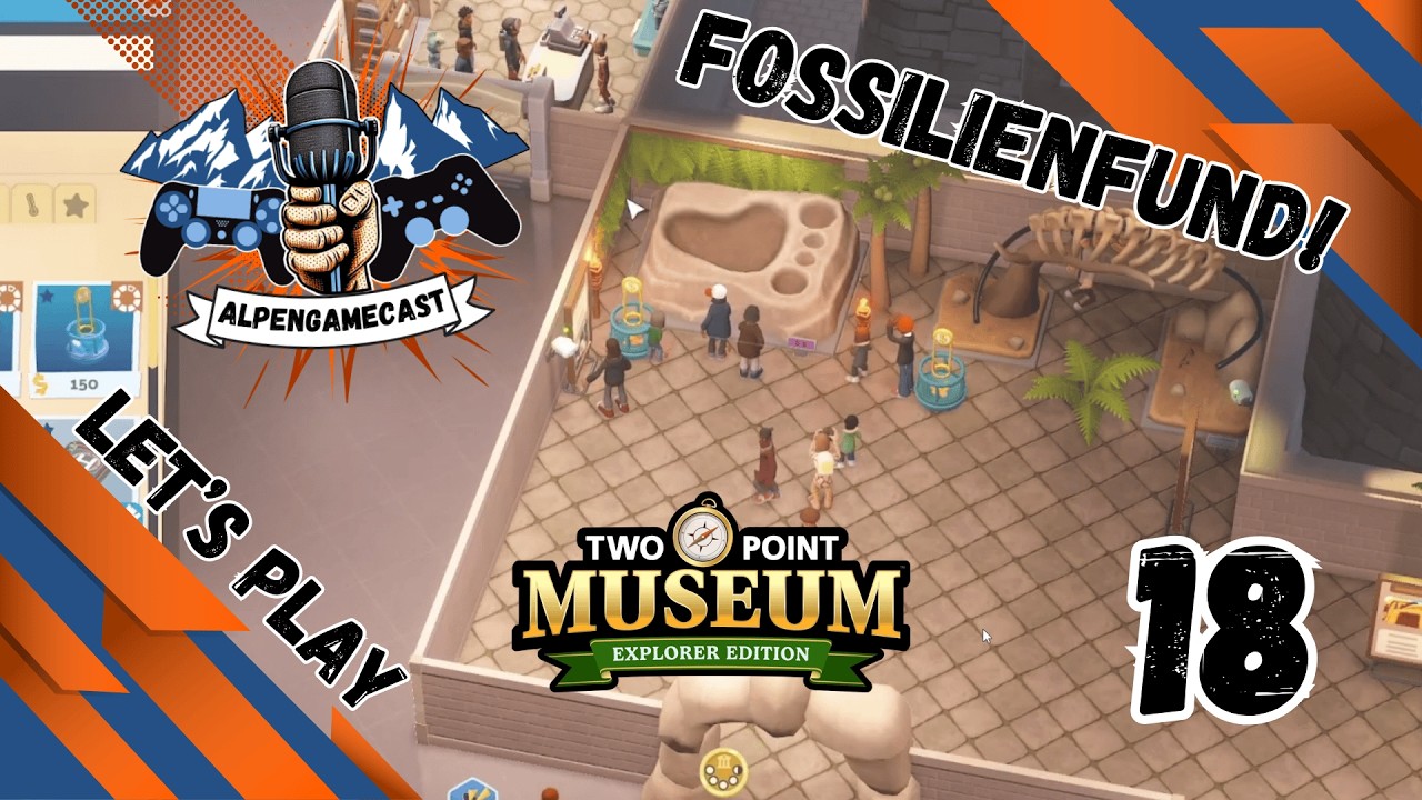 Fossilienfund! 🦴 | Let's Play Shared Two Point Museum | 18
