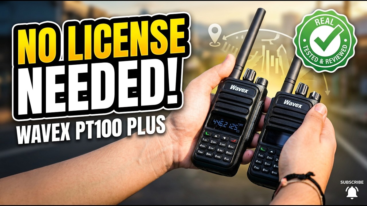 Nie potrzeba licencji! Rozpakowanie i test radiotelefonu Wavex PT100 Plus
