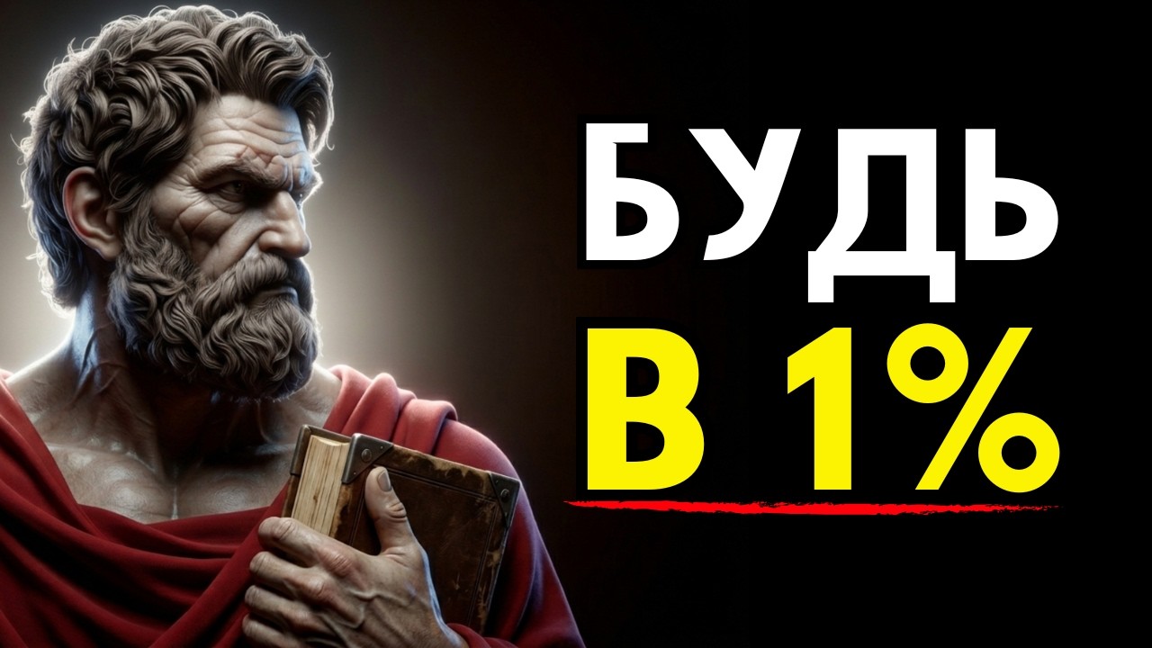 8 СТОИЧЕСКИХ ПРИВЫЧЕК, КОТОРЫЕ ВЫВЕДУТ ТЕБЯ ВПЕРЁДИ 99 % ЛЮДЕЙ
