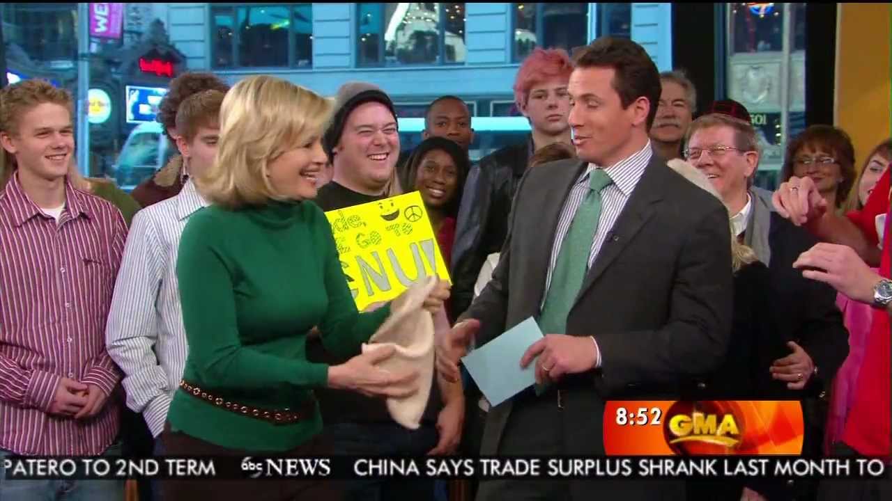 Diane Sawyer ~ Tight Green Top