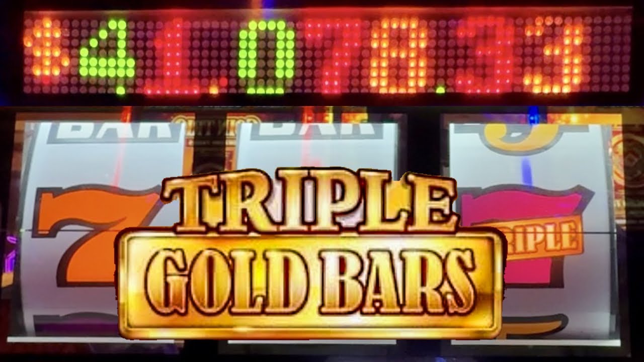 Vintage Gold Bars Slot Big Progressive Jackpot Chase
