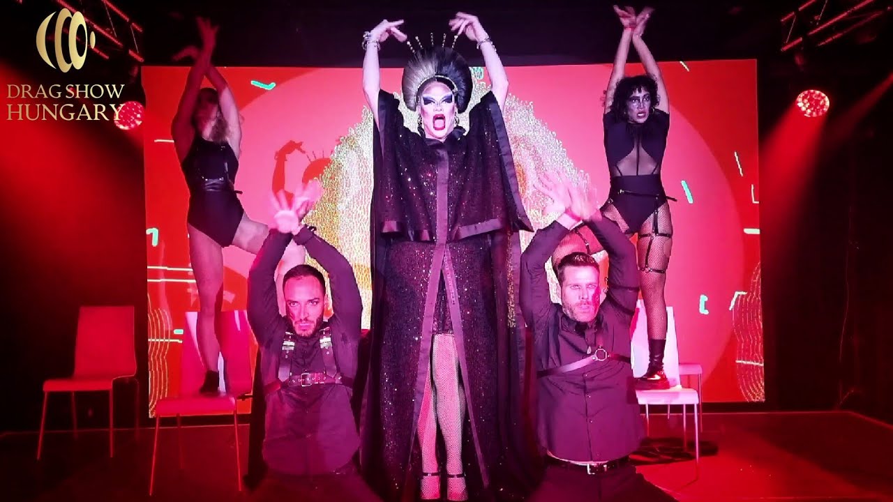 Halloween gay party Budapest :: Beautiful choreography & drag dance show in Triton Party :: Part 1