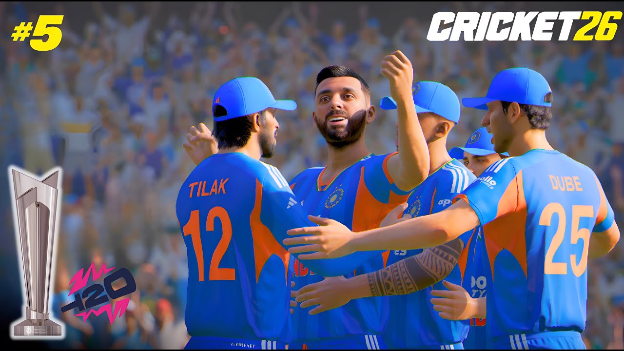 Cricket 26 T20 World Cup #5 🔥 | Intense Match, Big Sixes & Clutch Moments