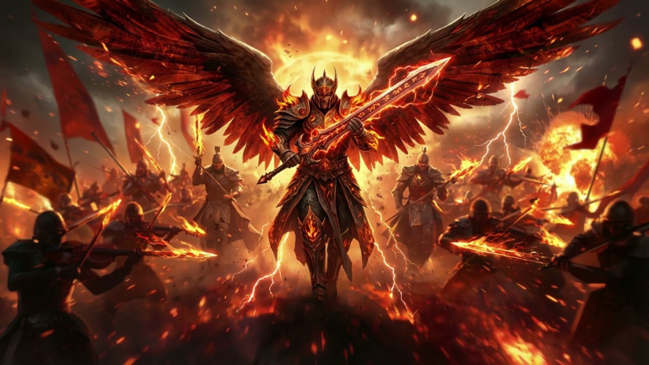 Epic Battle Music - Warrior Wings & Fire | Orchestral Motivation
