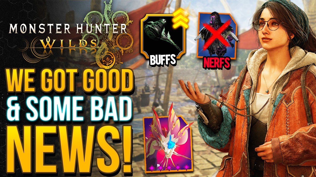 Monster Hunter Wilds TU1 Biggest Buffs/Nerfs! New 8★ Hunts & More Update Reveals from Capcom