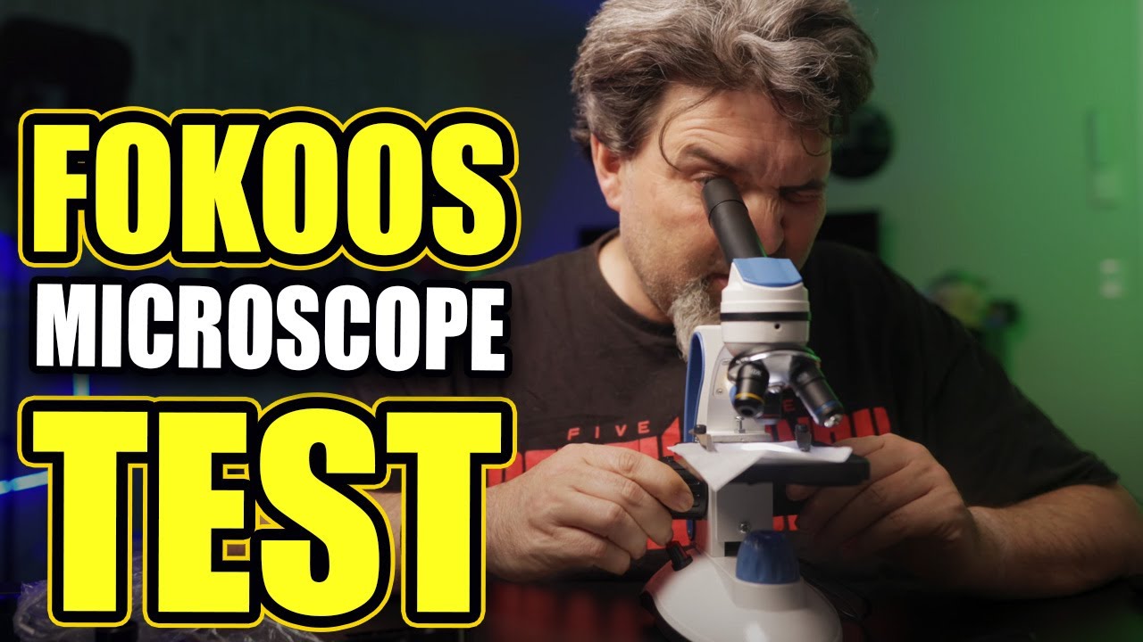 Smartphone Compatible Microscope! FOKOOS Microscope Unboxing & First Look