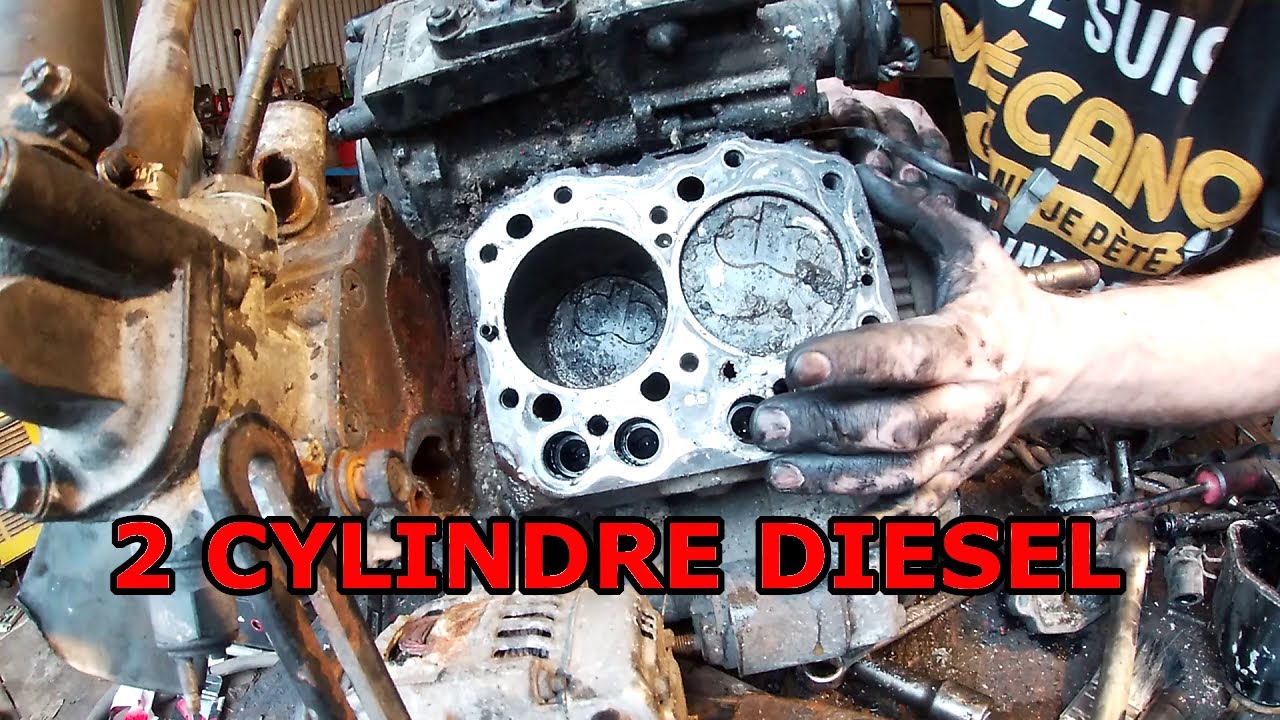 moteur yanmar 2 cylindre bloqué/ on cherche pourquoi ?