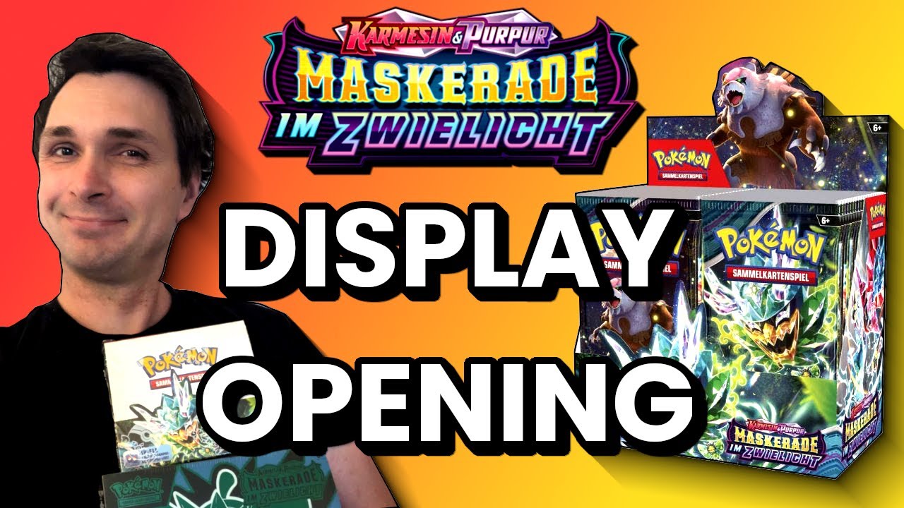 DISPLAY mit MEGA HIT! Maskerade im Zwielicht Display Opening! #pokemon #pokemontcg #tcg