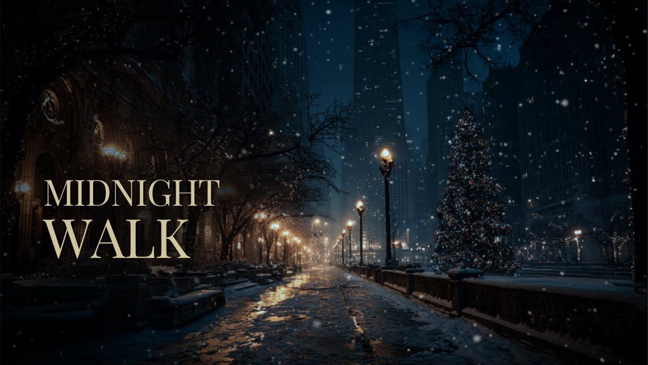 Calm Piano Music for Focus, Sleep & Late-Night Peace | Midnight Walk