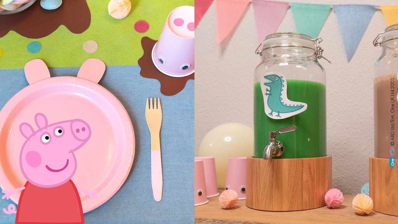 Peppa Pig- Geburtstagsdekoration | DIY Tutorial | TOGGO für Eltern