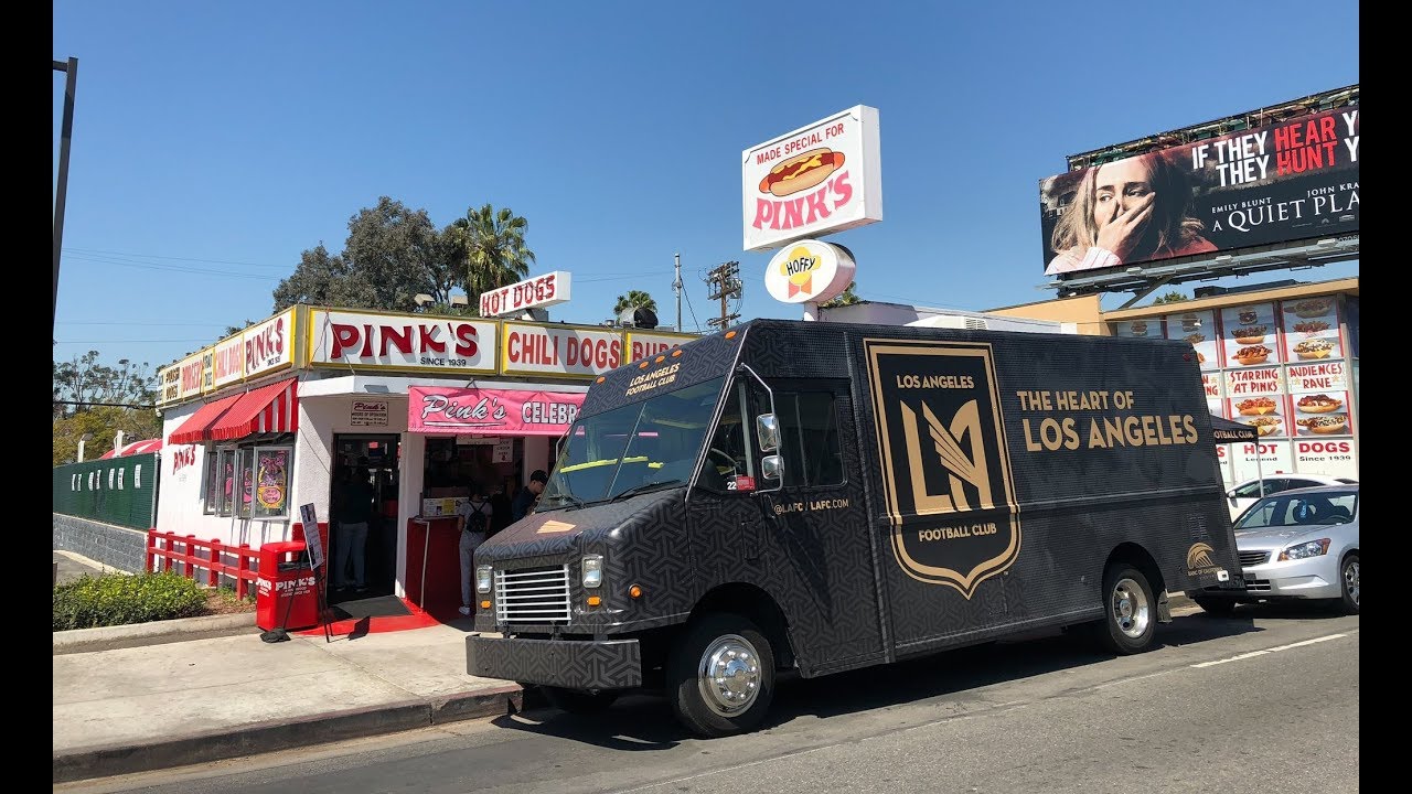 Walker Zimmerman and Max Bretos hopped behind the counter at Pink's Hot Dogs to make the 