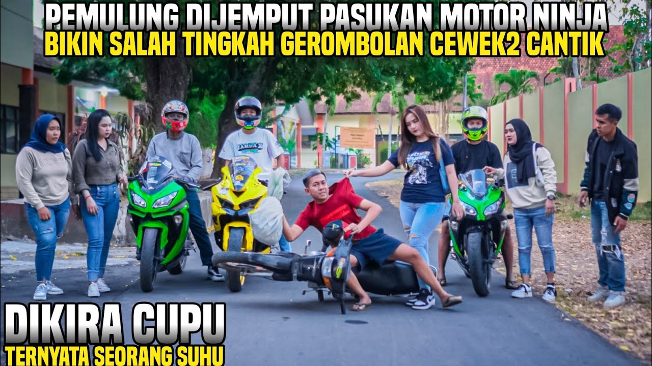 PEMULUNG KEREN BIKIN SALAH TINGKAH CEWEK KENALANNYA SAAT PASUKAN NINJA TIBA-TIBA DATANG!! Wow..
