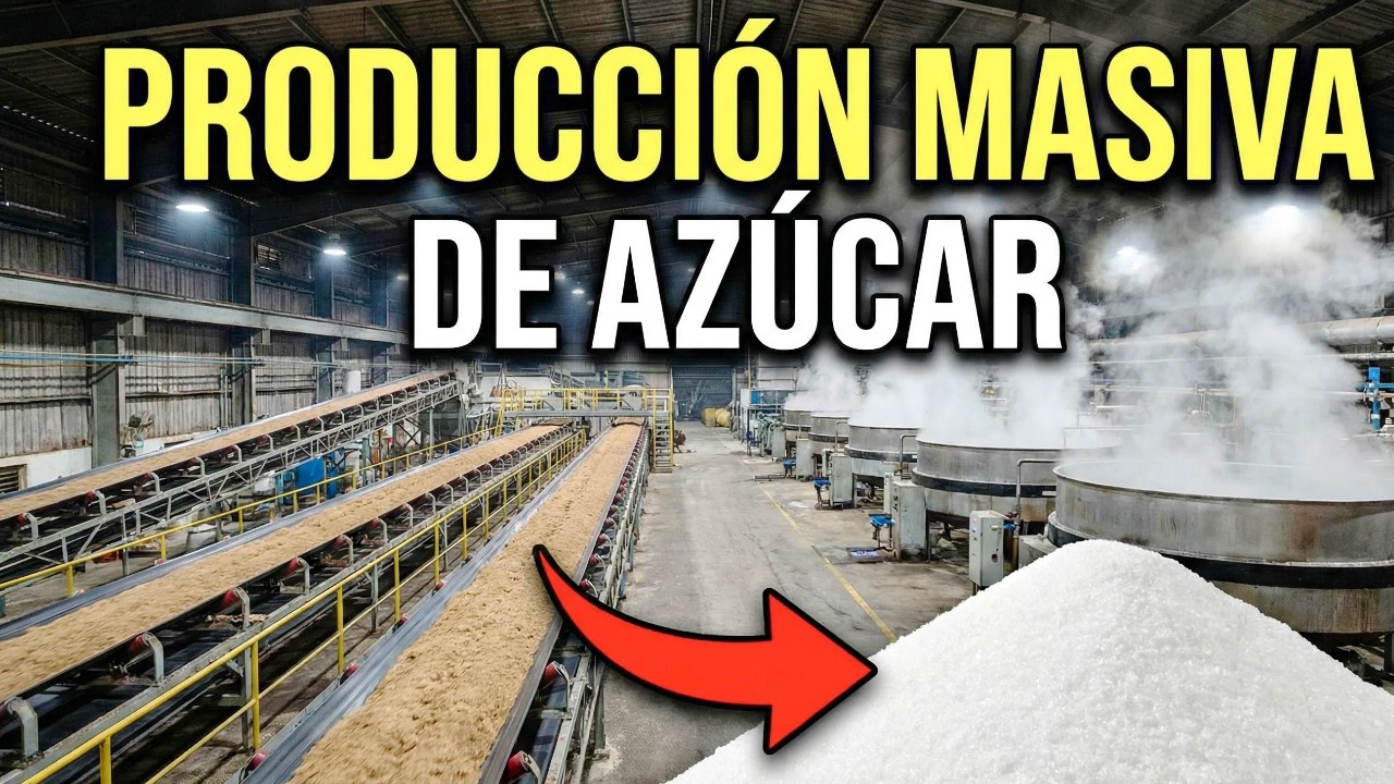 ¡ASÍ SE HACE el Azúcar! Mega Fábrica De Caña a Cristal Proceso Completo2K
