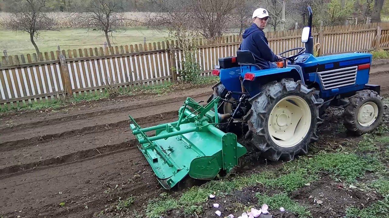 Tractor japonez Iseki la frezat partea1