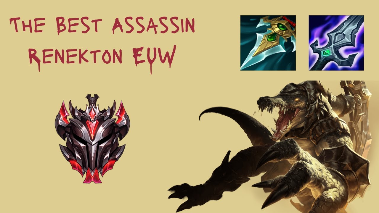 How a Grandmaster Assassin Renekton Main Thinks - The first 10 minutes