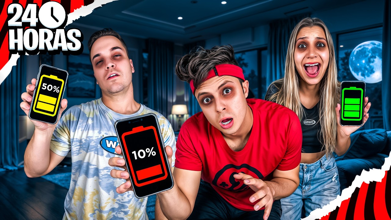 QUEM ACABAR COM A BATERIA DO CELULAR PRIMEIRO, VENCE! *Disputa extrema