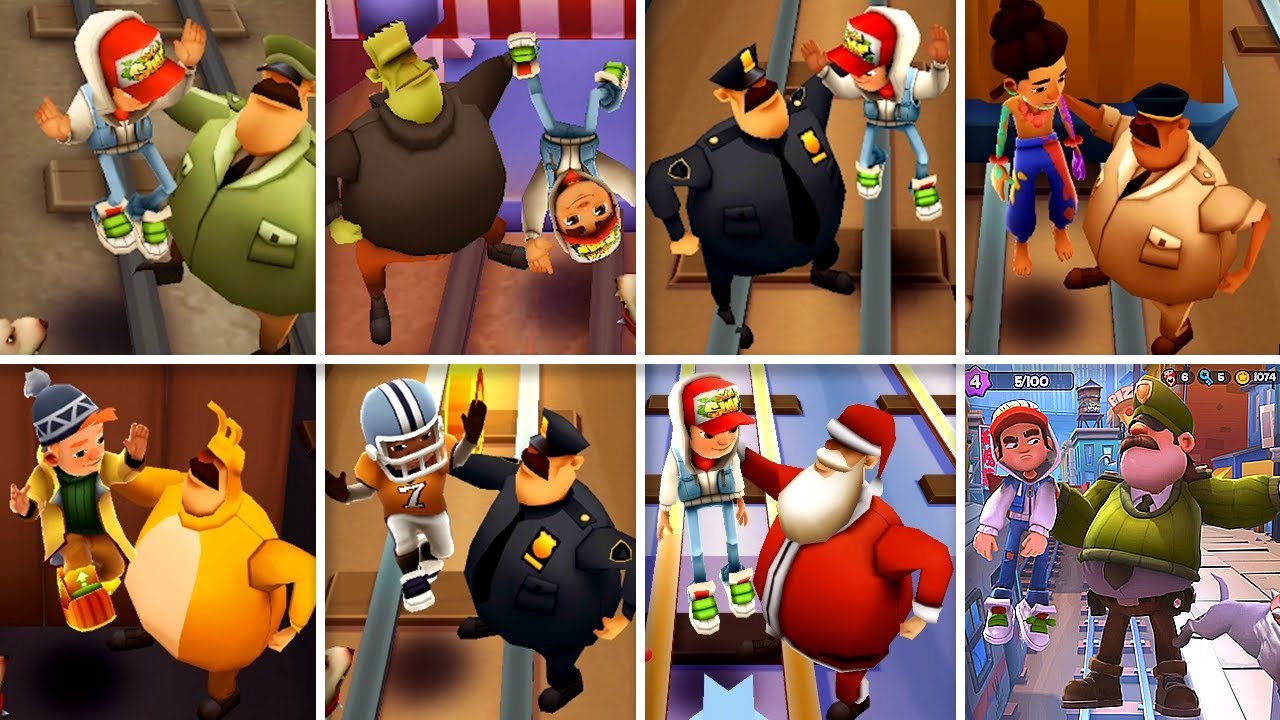 Evolution of Subway Surfers Games Death Animations & Game Over (2012 - 2026)
