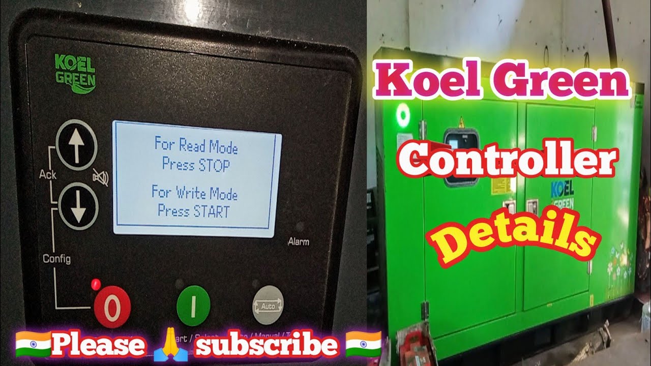 Kirloskar  KG-645 Controller Manual Setting process. 🙋27/9/2023 🇮🇳