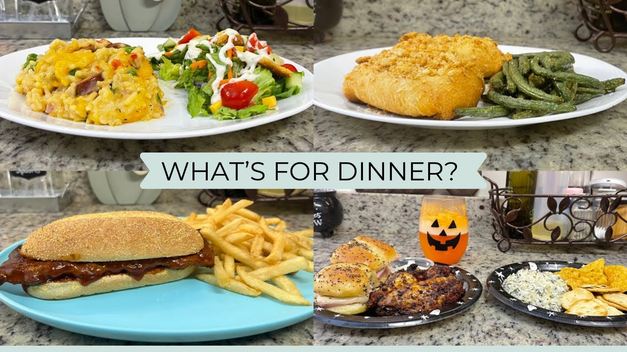 WHAT’S FOR DINNER? | EASY & BUDGET FRIENDLY | REALISTIC WEEKNIGHT MEALS | DINNER INSPIRATION