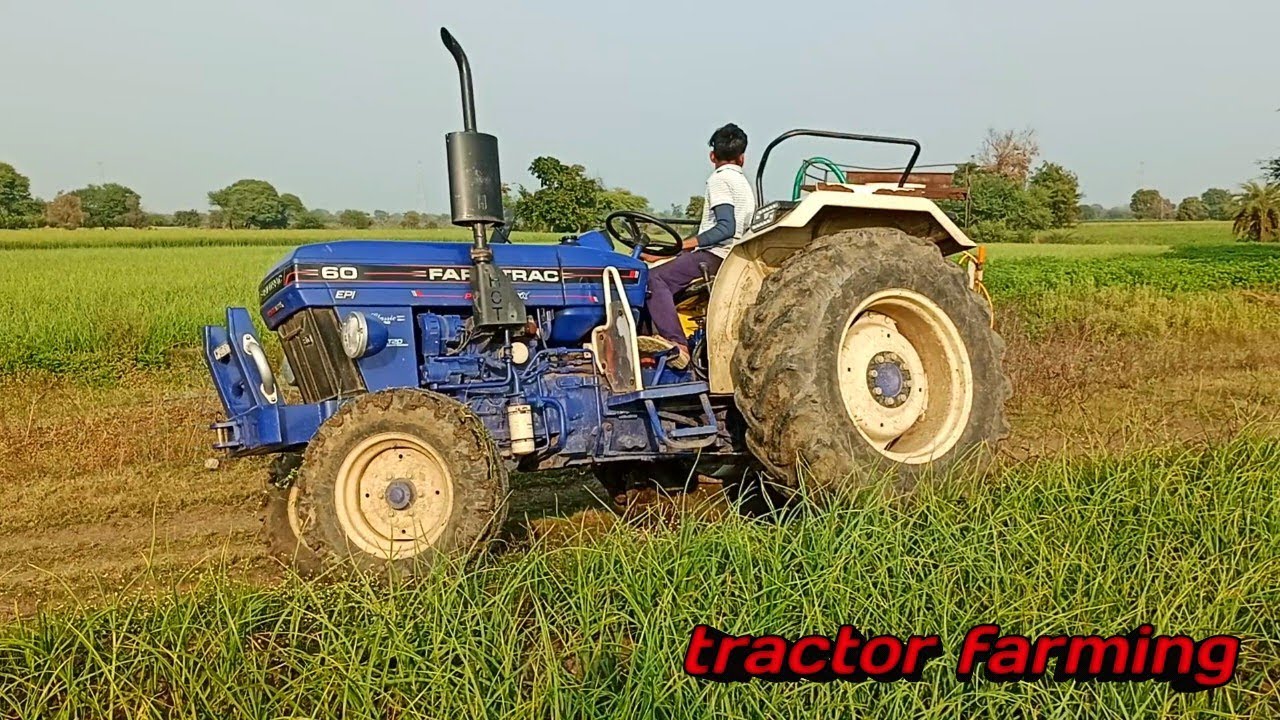 🧄 आज लहसुन में स्प्रे कर दिया 🧄 farmtrac 60 powermaxx work on spray pump #tractorfarming #vlogs 